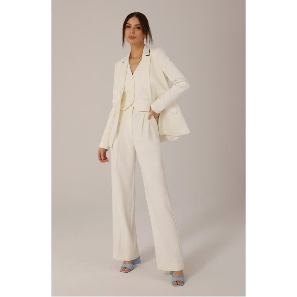 Anthropologie Favorite Daughter The Favorite Pleated High Rise Pants Trouser NWT - Picture 4 of 12